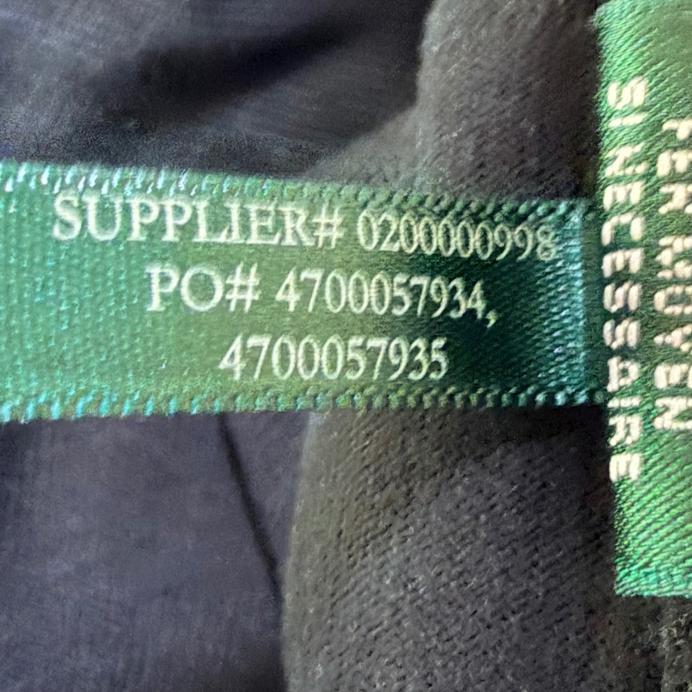 Lauren Ralph Lauren Petite Straight Leg Chino Pants Black‎ 12P Stretch Cotton - Picture 9 of 10